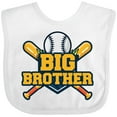 thumbnail image 3 of Inktastic Big Brother Baseball Boys Baby Bib, 3 of 4