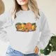 thumbnail image 3 of Gibobby Sudadera mujer Sudadera suelta casual con estampado navideño de manga larga con cuello redondo para mujer blusa grande de manga larga(Blanco,CH), 3 of 5