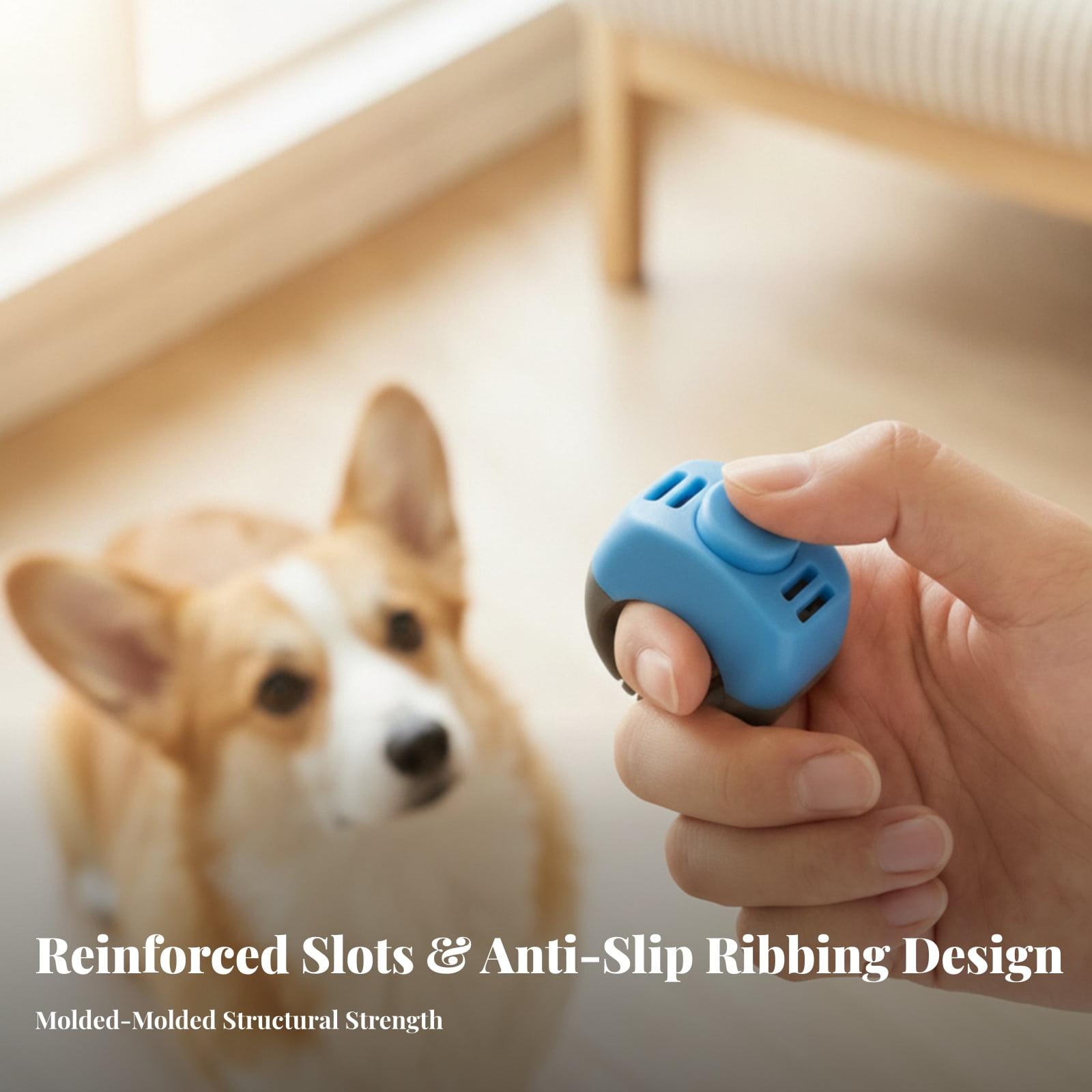 Lazsy 1 Wearable Finger Ring Marker Clicker for Canine Obedience with ...