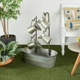 thumbnail image 3 of DecMode Gray Fountain Indoor Outdoor Decor with Watering Cans, 3 of 11