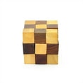 thumbnail image 2 of Handmade Snake Wooden Cube Puzzle Game for Adults Children Unique Gifts Item | 3D Brain Teaser | Nagina International, 2 of 6