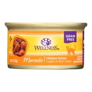 Angle View: Wellness Pet Products Cat Food - Chicken Entr?e - Case of 24 - 3 oz.
