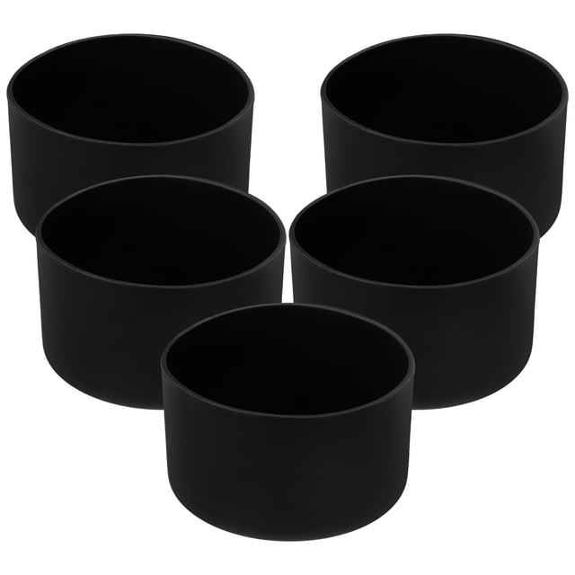 5pcs Insulation Water Cup Covers Cup Bottom Protective Covers Water Bottle Boot