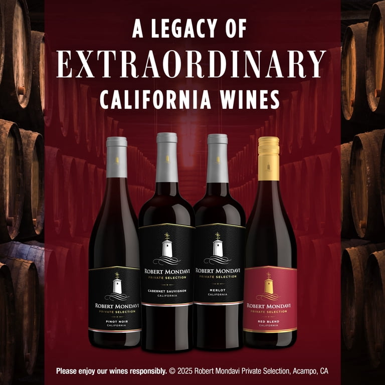 Robert Mondavi Private Selection Merlot, Red Wine, 750 mL