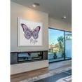 thumbnail image 5 of Marmont Hill "Lavender Butterfly Text" by Molly Rosner Framed Painting Print, 5 of 6
