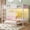 White & Pink, variant on CalmOasis Bunk Bed Twin over Twin with Removable 6-Drawer Dresser, Gray