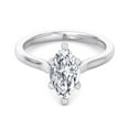 thumbnail image 2 of Syracuse - Moissanite Marquise Cut Lab Diamond Solitaire Engagement Ring, 2 of 4