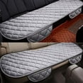 thumbnail image 4 of Cojín de asiento de coche de tres piezas gris diamante Vhermosa LKX-0235-4, 4 of 6