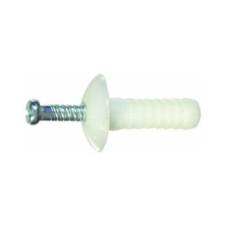 

370549 0.75 x 1 in. Mushroom Head Nylon Nail-In Anchor