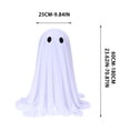 thumbnail image 3 of Halloween Decorations Spooky Ghost | Indoor Spooky Ghost LED Lights Tabletop Decor DIY Assembly Sturdy Fabric Ghost Mantel Decor Black, 3 of 8