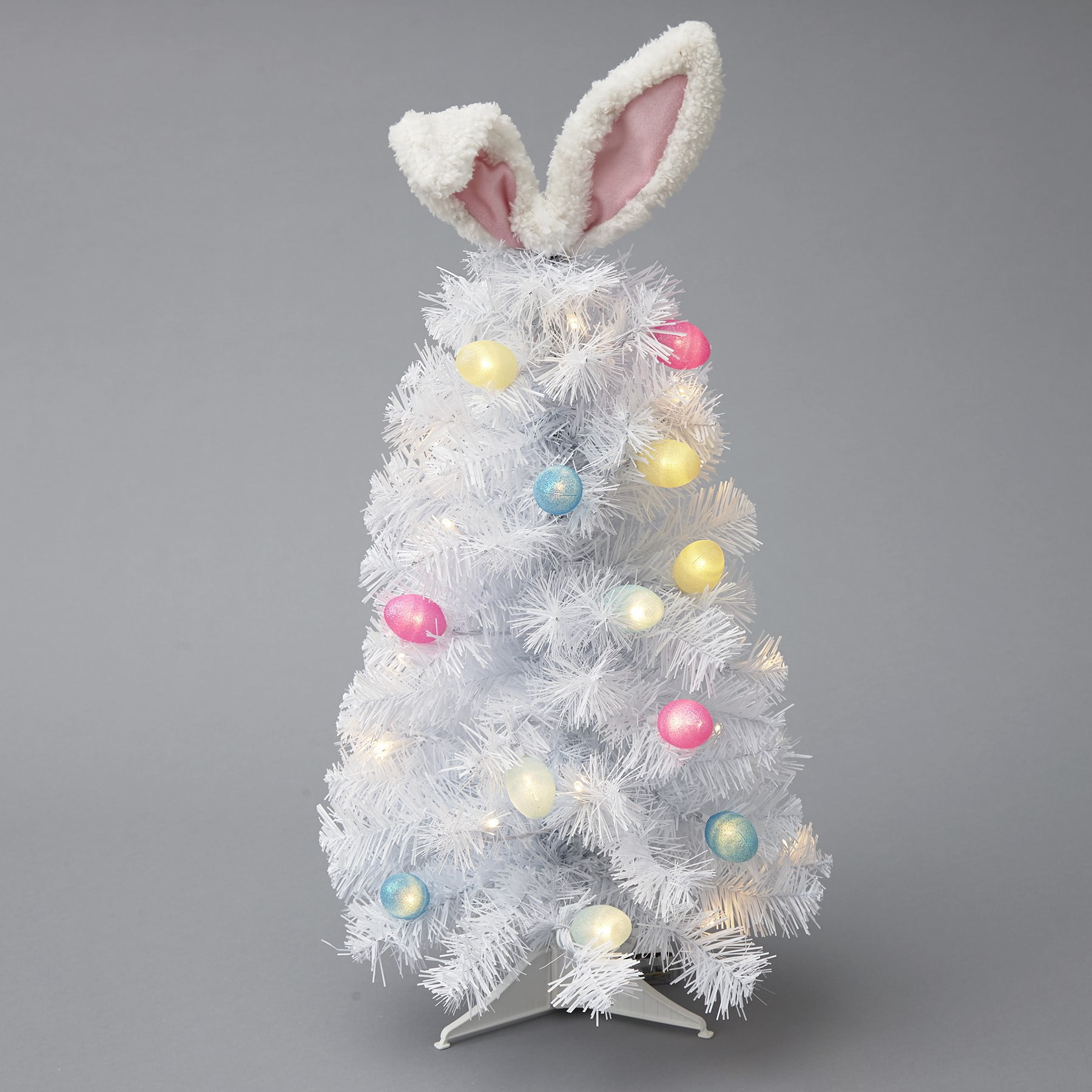SET 6 Cute EASTER BUNNY HANGING Tree BRANCH Decorations CHICK Egg Hunt Bonnet 