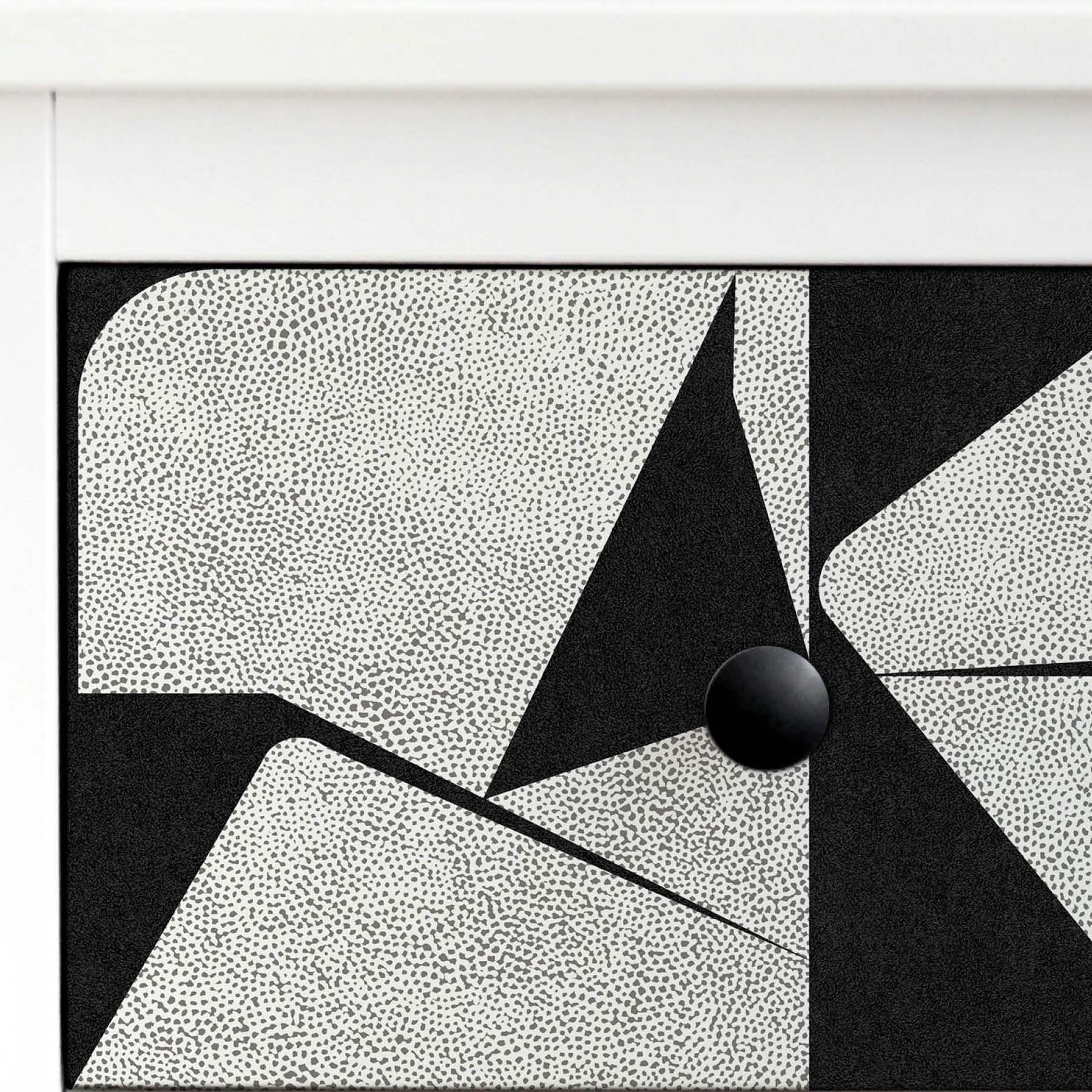 Roommates Studio Black Caden Peel and Stick Wallpaper 30.75 Sq. ft, 1 Count