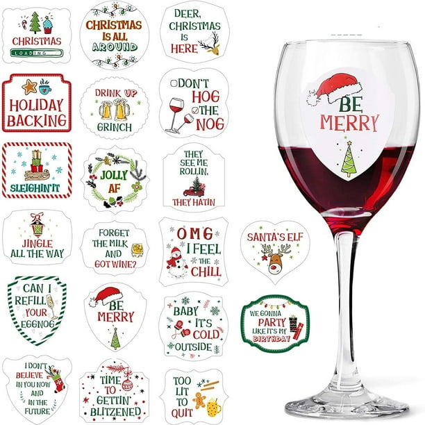 Wine Glass Strip Wine Glass Markers Washable Wine Glass Identification Tags