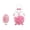 Pink-1A-home supplies, variant on LEFTHIGH Home Easter Bunny Fillable Egg-Shaped Candy Box Pink Plastic 27x19cm Large Realistic Colorful Party Craft Decoration Hunt Gift Organizer Functional Decor