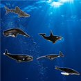 thumbnail image 3 of Langgg 6pcs/set Simulated Sea Creatures Toy Animals Figures Plastic Marine Bath Toy Models Children Educational Toy, 3 of 6