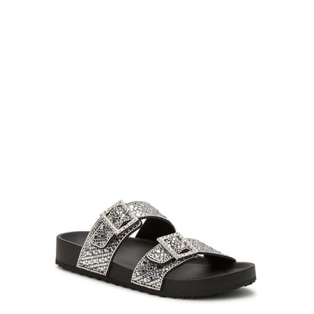 

Madden NYC Women s Embellished Footbed Sandals