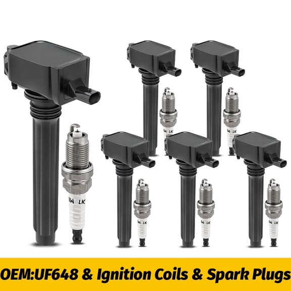 6 Pack Mopar Ignition Coils & Spark Plugs For Chrysler Jeep Dodge Ram 3.6L UF648