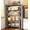 Black 5 Layer - 1 Pc, variant on Joybos 5 Tiers Foldable Storage Organizer Wire Shelf Rack with Wheels,Holds Up To 1000 Pounds,Black