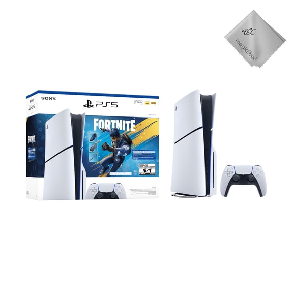 New TEC PlayStation_5 (1TB) Slim Disc Console – Fortnite: Flowering Chaos Bundle with Bonus Digital Cosmetics