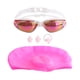 thumbnail image 1 of Gafas de natación antivaho Colamx Rosa ligeras impermeables, 1 of 8