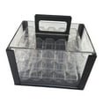 thumbnail image 2 of Contenedor de almacenamiento de chips, acrílico, portátil, transparente, para el hogar, bar, multiusos, con capacidad para 600 unidades, vitrina, con 6 cajas de 40 mm, 2 of 8