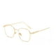 thumbnail image 2 of Gafas anti-luz azul, gafas ultraligeras de montura dorada, montura grande, gafas para miopía lisas para mujer, 2 of 4
