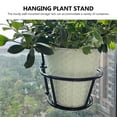 thumbnail image 4 of Railing Planter Metal Hanging Basket Metal Hanging Plant Stand for Railing, 4 of 4
