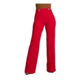 thumbnail image 1 of Pantalon Vestir Moda Elegante Tiro Alto Casual Pierna Recta, 1 of 5