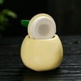 thumbnail image 2 of Gymnture small tea box Ceramic Pear Shaped Tea Canister with Lid Decorative Jar for Kitchen Airtight Container for Coffee Sugar and Flour Storage for Office Candy or Biscuit Tin, 2 of 10