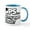 White/Blue Inside, variant on CafePress - Oops Did I Roll My Eyes Out Loud - 11 oz Ceramic Mug - Novelty Coffee Tea Cup