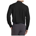 thumbnail image 2 of Yellow Rooster Male Dimension Knit Mens Dress Shirt Black S, 2 of 7