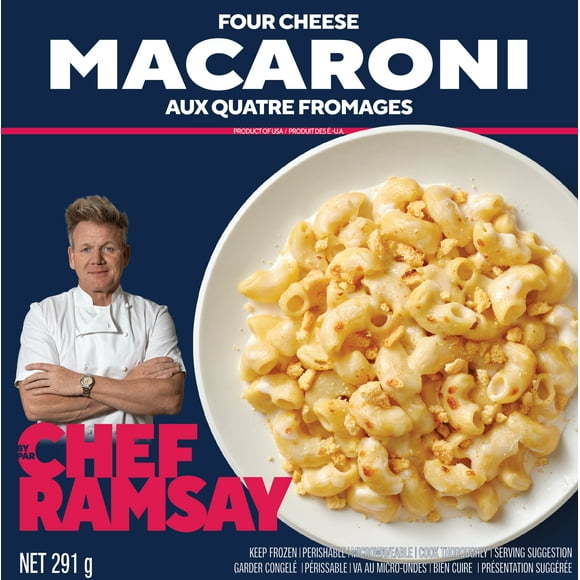 By Chef Ramsay Four Cheese Macaroni, 10.25 oz Bowl (Frozen), GR 4 Chse Mac