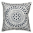thumbnail image 2 of Creative Products Navy Mandala 18x18 Spun Poly Pillow, 2 of 2