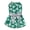 Green, variant on SPRING PARK Holiday Festival Dog Dress Polyester Love-Heart/Star Print Pet Apparel, Red, XS