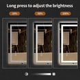 thumbnail image 6 of 24"x32" RGB LED Bathroom Mirror, Backlit and Front Light Vanity Mirror, Dimmable, Anti-Fog, Memory Function, 3 Colors Lighted Wall Mounted Mirror for Bathroom, 6 of 6