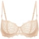 thumbnail image 1 of Sostén DOBREVA Balconette de Encaje Sin Relleno Push Up Beige 40B, 1 of 8