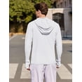 thumbnail image 4 of COOFANDY Men's Casual Light Jacket UPF 50+ Hooded Zip-Up Sun Shirt Breathable for Travel Fishing, 4 of 5