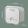 thumbnail image 2 of Agiferg Porte-Savon Mural Perforé Sans Drainage pour Toilette, Support de Savon pour Lessive, Porte-Savon Rabattable avec Couvercle, 2 of 2