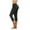 Army Green, variant on Women's Active FormFlex Buttery Soft High Waist 19" Inseam Capri Yoga Workout Leggings (Black, XXL)