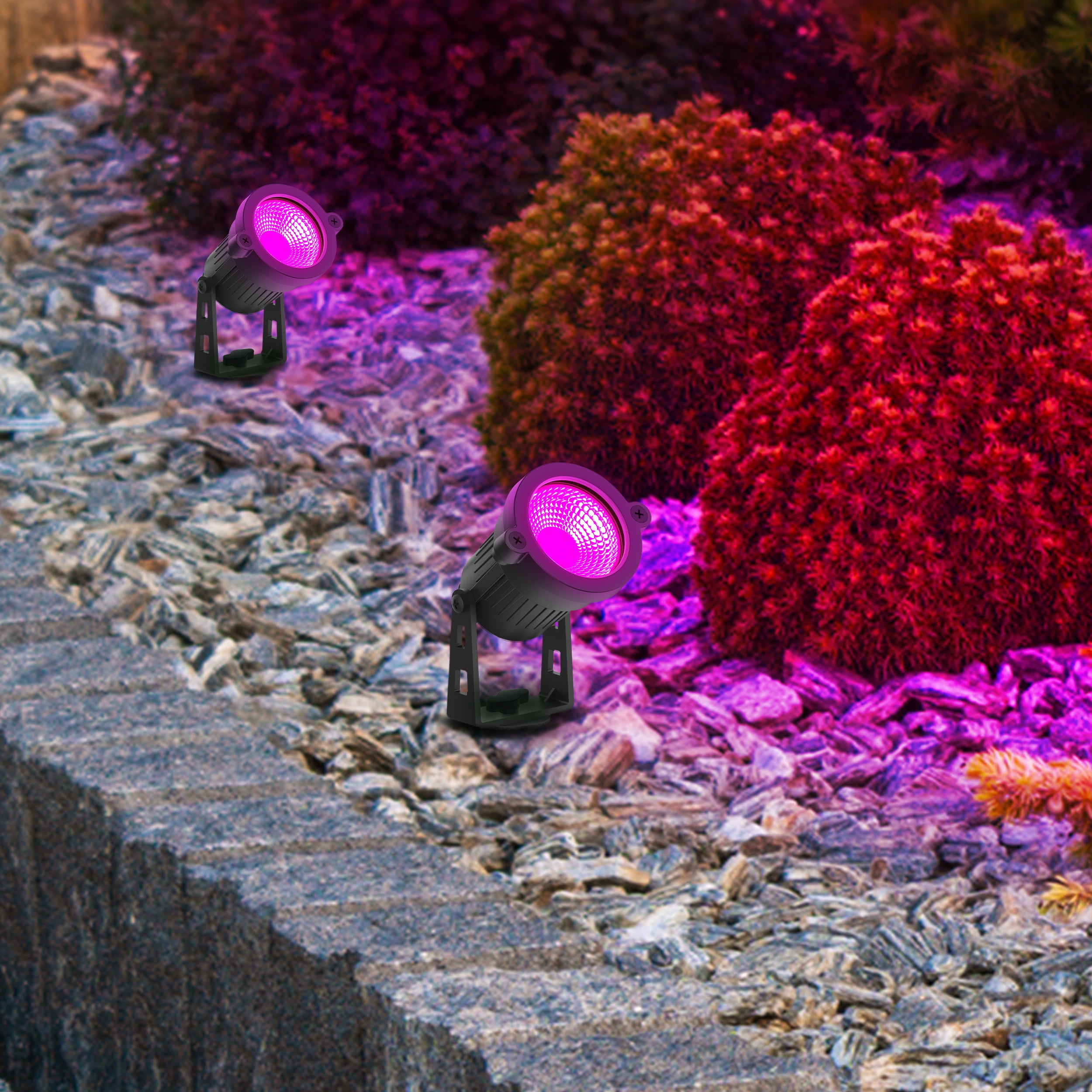 Feit Electric Smart Color Changing and Tunable White Spot lights (2-Pack)