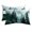 Blue, Teal, White, variant on Chaise Lounge Headrest Pillow 1 Pack, Dark Green Forest Waterproof Chair Pillows with Insert & Adjustable Elastic Strap for Beach Pool Recliner, Nature Mountain Pine Tree Vintage Outdoor Patio Pillow
