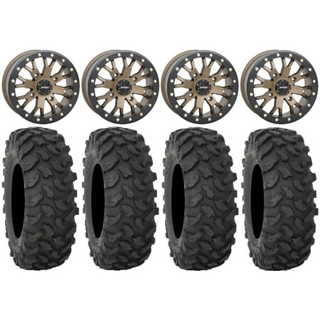 System 3 SB-4 Bronze (4+3) 15 Wheels 33 XTR370 Tires Can-Am Maverick X3 / Honda Pioneer 1000 / Talon System 3 SB-4 Bronze (4+3) 15 Wheels 33 XTR370 Tires Can-Am Maverick X3 / Honda Pioneer 1000 / Talon