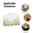 thumbnail image 5 of AshasdS Watercolor Floral Linen Table Mats Set of 4 12x18 inch for Spring Summer Home Table Decor, 5 of 5