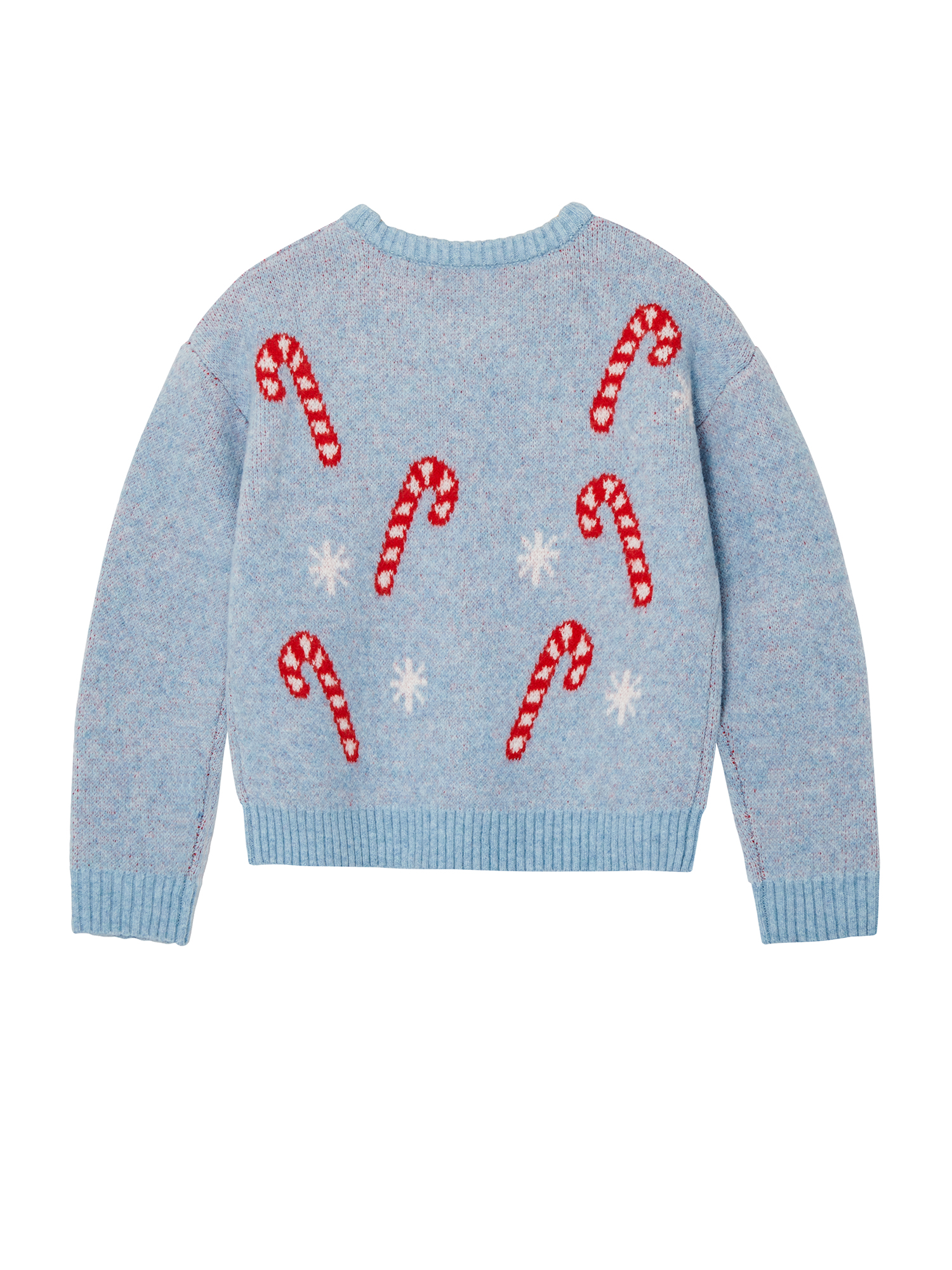Planet Gold Girls Bow Print Ombre Sweater, Sizes 4-18