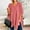 C-Pink130, variant on JIAYUE Womens Sweaters Solid Color Elbow-Length Drop Shoulder V-Neck Oversized Pullover For Ladies Soft Comfy Seasonal Loungewear