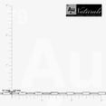 thumbnail image 6 of Au Naturale 14k White Gold Paperclip Link Chain Bracelet (2.5 mm, 7 inch), 6 of 7