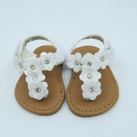 

Pre-owned Laura Ashley Girls White Sandals size: 1 Infant