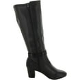 thumbnail image 2 of Karen Scott Womens Isabell  Faux Leather Pull On Knee-High Boots, 2 of 3