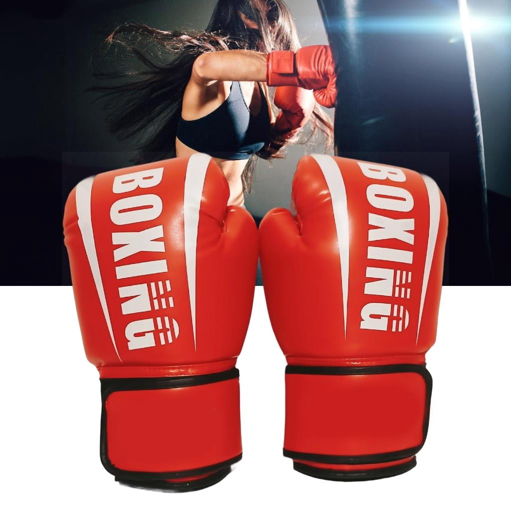 Yihuala Shockproof Boxing Gloves Reinforced Wrist Stabilization Professional PU Gloves For Adults