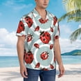 thumbnail image 5 of Bixox Men's Hawaiian Shirts Men's Insects Print Short-Sleeve Shirt-XX-Large, 5 of 8